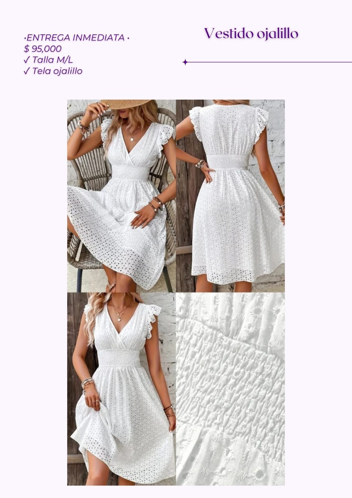 Vestido Ojalillo